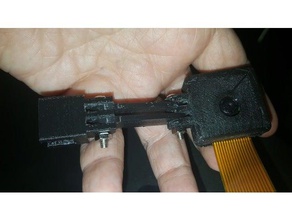 breiter clip, einstellbarer pi-Kamera Drucker montieren 3d Zubehör 3d print model - Mito3D