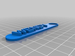 wendy llaveros personalizado 3d print model - Mito3D