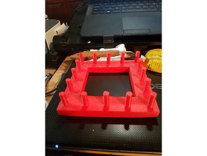 granny square blocco quadrato hobby uncinetto strumento 3d print model - Mito3D