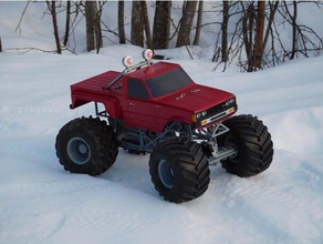 ursa bear - fully printable monster truck r c vehicles 3d print model - Mito3D