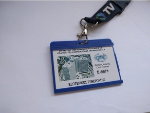 carte porte-badge accessoires insigne porte-carte de visite titulaire la id 3d print model - Mito3D