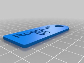 essaie 2 odalys porte cle de l'organisation personnalisé 3d print model - Mito3D