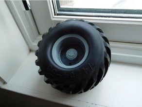 rc monster truck roue r c véhicules 3d print model - Mito3D