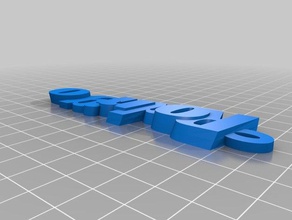 rodrigo organización personalizado 3d print model - Mito3D