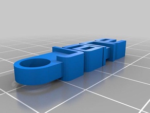 jane keychai organização personalizado 3d print model - Mito3D