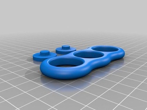 3 portant fidget spinner jouets & jeux 3d print model - Mito3D