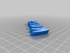 vanessa özelleştirilmiş iamburny benim organizasyon 3d print model - Mito3D