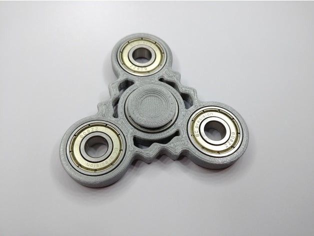 3 planet lightning fidget spinner toy & game accessories fidget-toy fidgeting fidgetspinner hand spinners spinning 3D print model - Mito3D