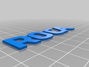 roca Anahtarlık özelleştirilmiş 3d print model - Mito3D