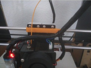 anet a8 taşıma kablo kılavuzu gerginlik-rahatlama 3d yazıcı parçaları kablosu tutucusu rehberi yönetimi zorlanma kabartma x-araba 3d print model - Mito3D