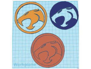 thundercats logo işaretler ve logolar 3d print model - Mito3D