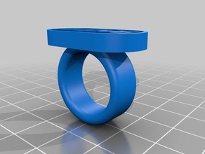 ring-test1 yüzük özelleştirilmiş 3d print model - Mito3D