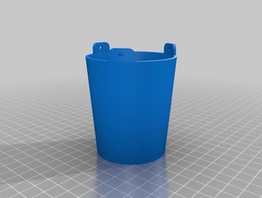 simple orchid pot - hanging household flower 3d print model - Mito3D
