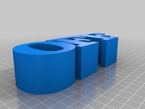 off customized 3d print model - Mito3D