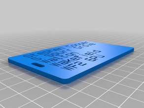 stephen equipaje etiqueta organización personalizado 3d print model - Mito3D