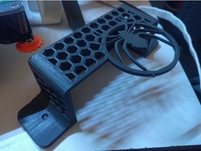 tevo power supply brackets fan replacement parts bracket mount remix tarantula 3d print model - Mito3D