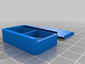 25w x 40l 10h-- box de correr superior recipientes personalizado 3d print model - Mito3D