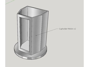 cup holder minikin v2 vape tool holders & boxes 3d print model - Mito3D