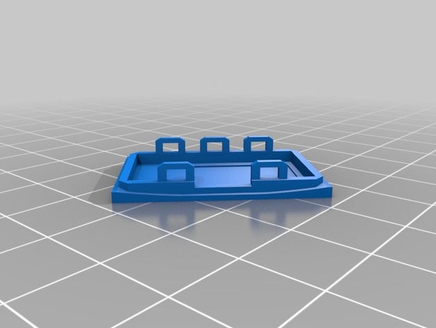 fitbit charge 2 - pezzi di vetro semplice 3D print model - Mito3D