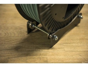 spool holder large filament spools 3d printer accessories 3d print model - Mito3D