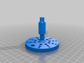 v2 manivela de la rueda plana La impresión en 3d 3d print model - Mito3D