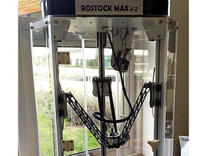 enclosure rostock max v2 3d-printer 3d printer accessories door 3d print model - Mito3D