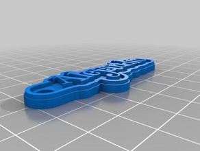 alejandrov2 Schlüsselanhänger kundengebundene 3d print model - Mito3D