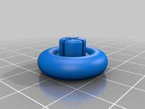 sulco profundo giratório cap A impressão 3d fidget spinner caps 3d print model - Mito3D