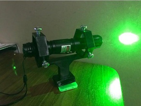 supporto laser telescopio fisica & astronomia l'astronomia astronomico il puntatore monte accessorio adattatore 3d print model - Mito3D
