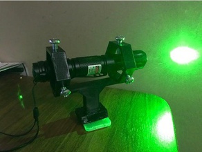 soporte para láser telescopio de física y astronomía la el puntero montaje accesorios adaptador 3d print model - Mito3D