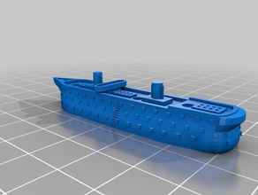 bateau à vapeur de la ligne jeux l'âge voile marine navire 3d print model - Mito3D