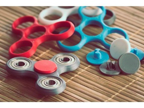 fidget spinner thumbpad pin juegos y juguetes mano 3d print model - Mito3D