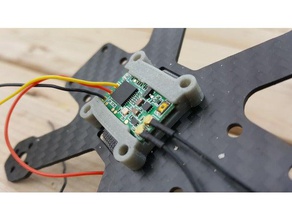 frsky xm+ 20x20 de montagem veículos micro quadcopter 3d print model - Mito3D