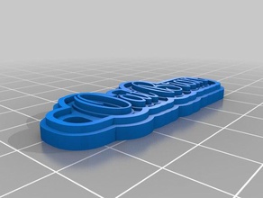 el salvado de avena llaveros personalizado 3d print model - Mito3D