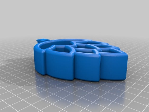 hops beer engine handle - simplified mesh tap 3D print model - Mito3D