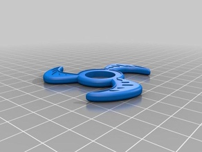 mini-Spinnerei-Klinge Spielzeug & Spiele 3d print model - Mito3D