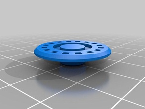 tech grip toys & games 608 bearing cap fidget spinner 3d print model - Mito3D