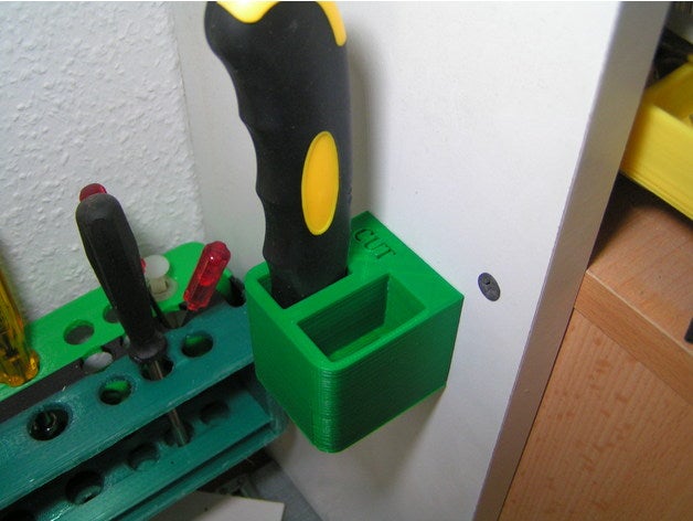 messer-wandhalter Werkzeug-Halterungen & - Boxen cutter messerhalter Wandhalter wandhalterung 3D print model - Mito3D