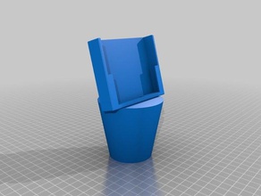 meu personalizadas do telefone cupholder de montagem a indústria automotiva personalizado 3d print model - Mito3D