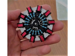 arc reactor de fidget spinner diy 3d print model - Mito3D