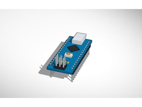 arduino nano - icsp pins up electronics 3d print model - Mito3D