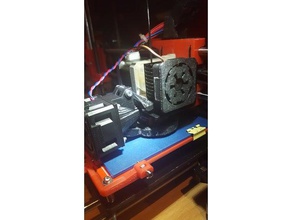 ctc i3 prusa duct fan 40mm 3d printer parts upgrades 3d print model - Mito3D