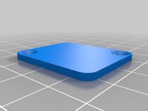 neutrik d-Serie - blankplate 3d print model - Mito3D