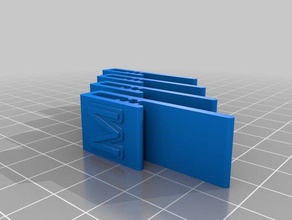 meine individuelle Tasse-id clip Küche und Esszimmer kundengebundene 3d print model - Mito3D