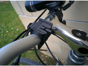 veloset gps de bicicleta montaña deporte y al aire libre soporte para monte 3d print model - Mito3D