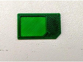mikro mini sım adaptörü cep telefonu bağdaştırıcı kartı 3d print model - Mito3D
