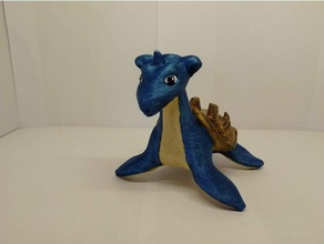 lapras toys & games pokemon figures watertype 3d print model - Mito3D