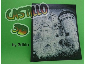 castillo 3d Arte 2d dibujo foto imagen o terror 3d print model - Mito3D