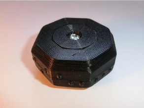 l'octa-b-braille outil d'apprentissage de l'apprentissage braille fidget octogone 3d print model - Mito3D