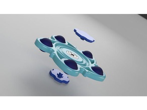 beyblade - fidget main spinner jouets & jeux 3d print model - Mito3D